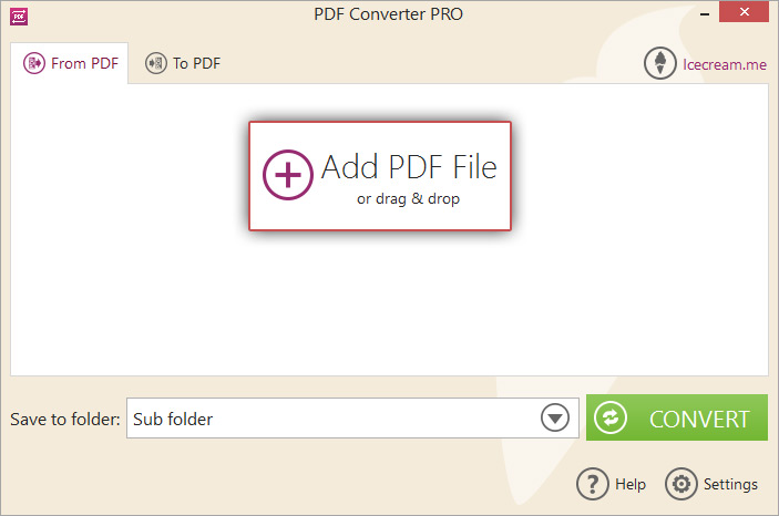 Add the PDF file