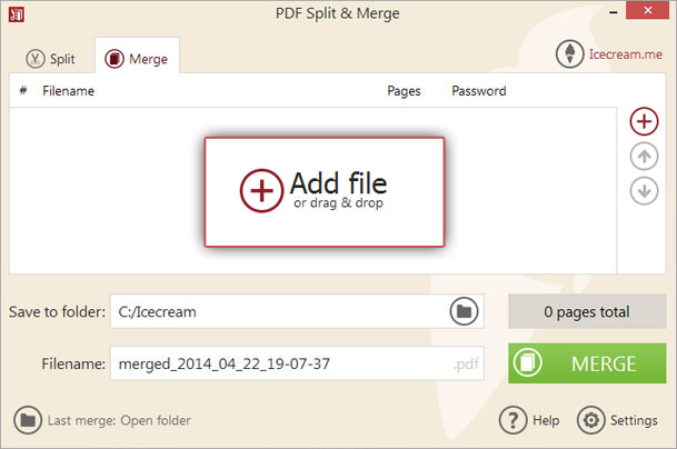 How to merge two PDF files - adding files