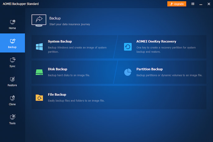 AOMEI Backupper Standard
