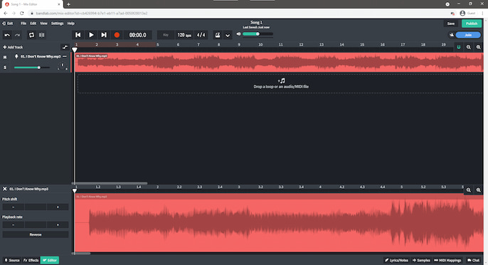 Bandlab free music making software