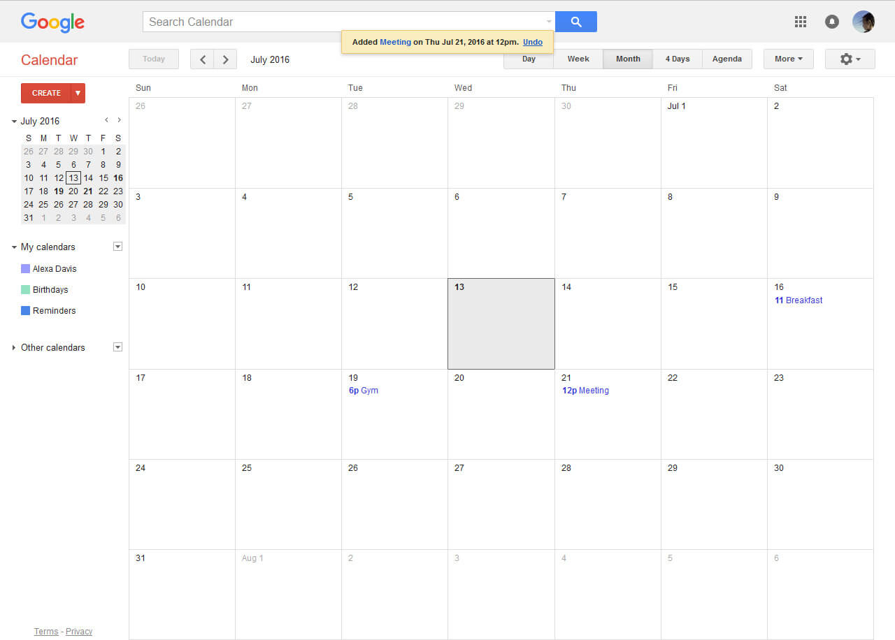 Google Calendar