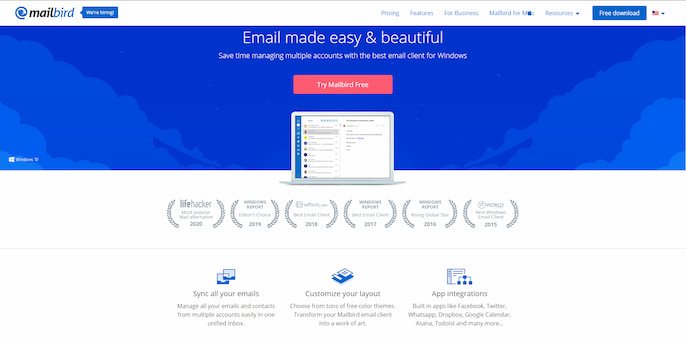 Mailbird email client