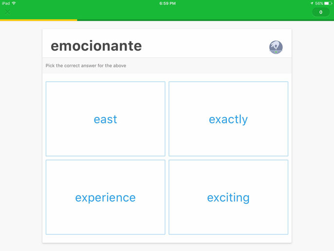 Memrise app for learning English