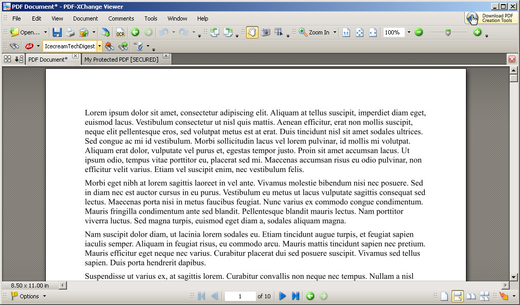 Free PDF Readers: PDF-Xchange Viewer