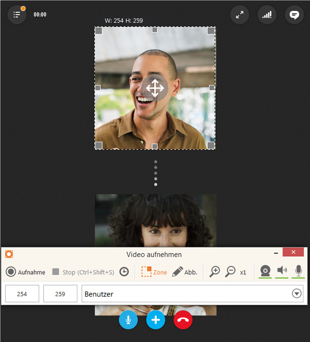 Skype Video aufnehmen