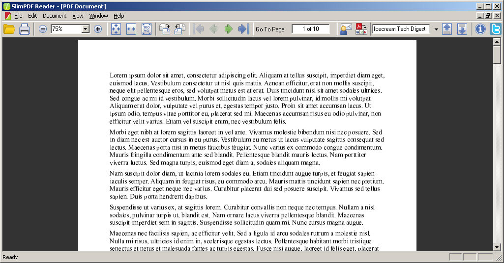 Free PDF Readers: Slim PDF Reader