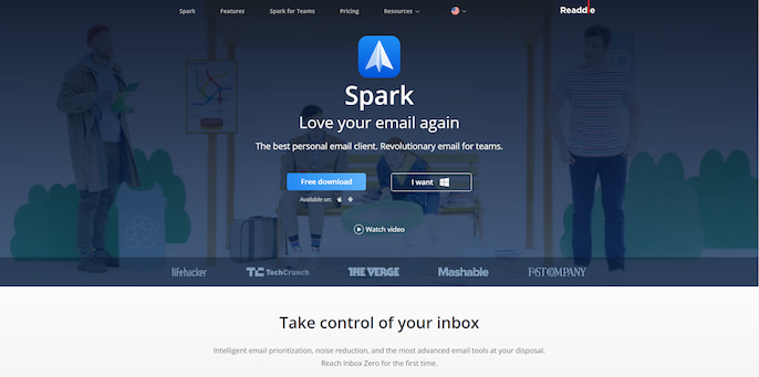 Spark alternative to Outlook