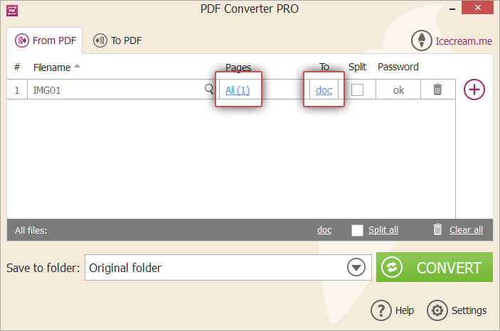 How to Convert Scanned PDF to Word: Step 3