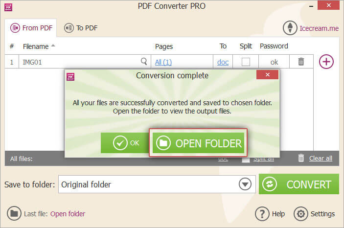 How to Convert Scanned PDF to Word: Step 6