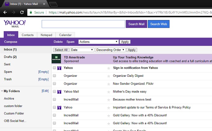 Yahoo Mail free email