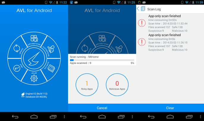 AVL antivirus for Android