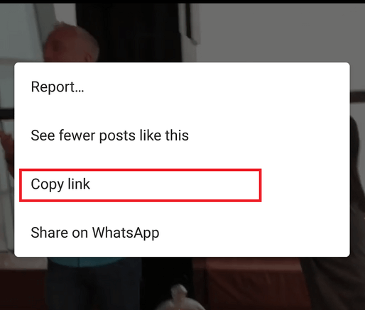 Download Instagram Videos on Android: Step 3