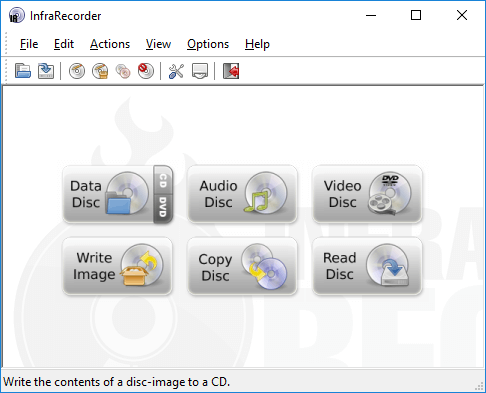 Best Free DVD Burning Software: InfraRecorder